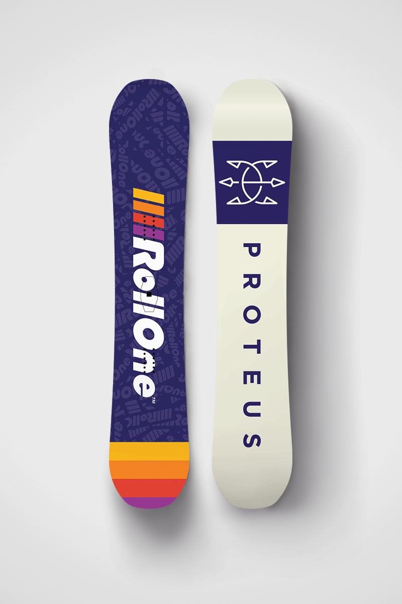 roll one snowboard